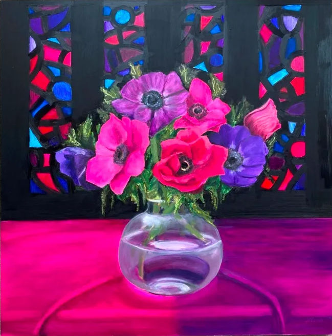 Anemones and Stained Glass
