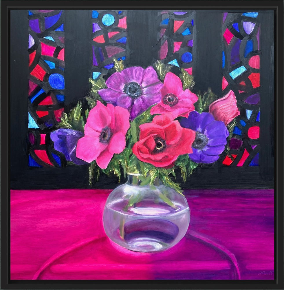 Anemones and Stained Glass