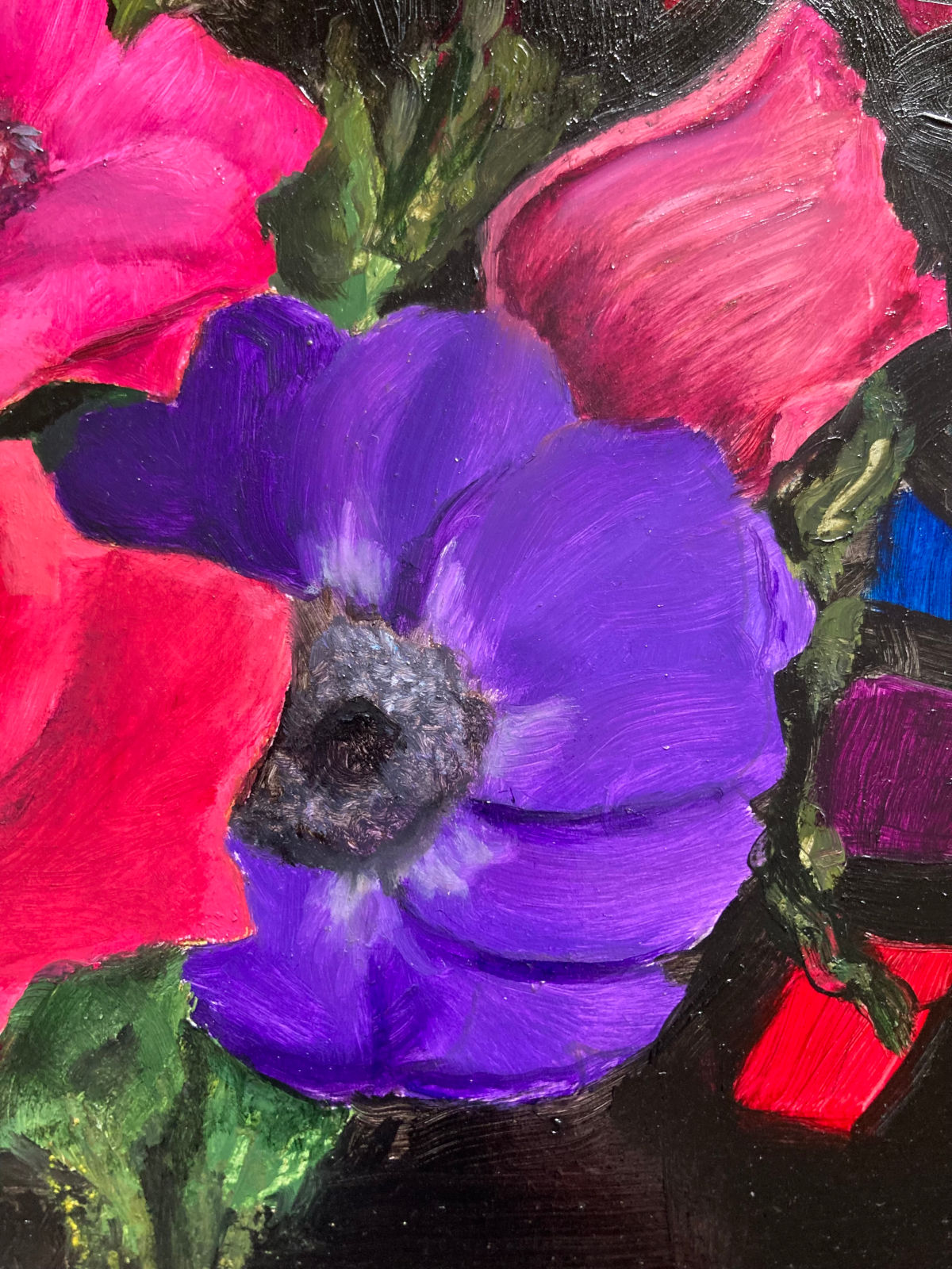 Anemones and Stained Glass