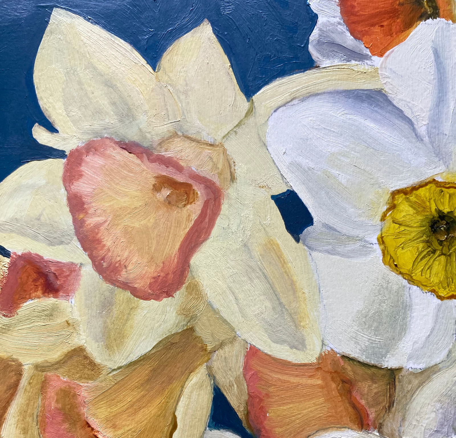 Narcissi in a Bristol Blue Vase