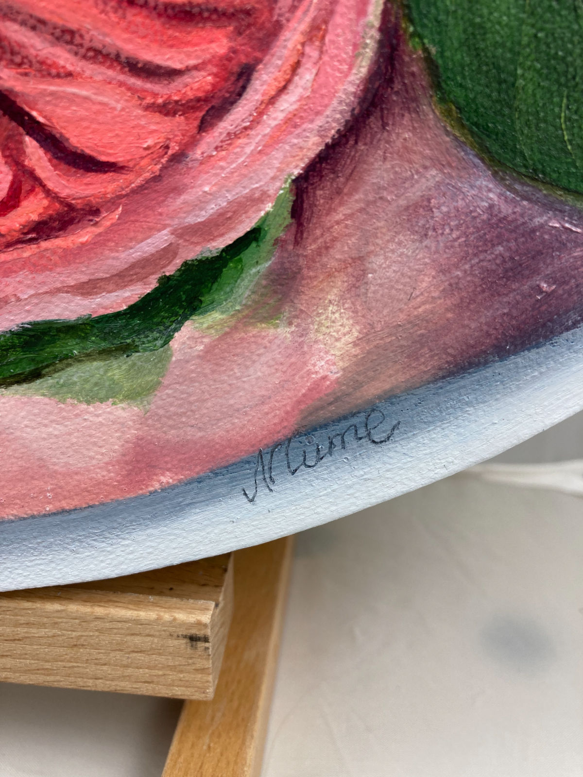 Roses in a Silver Bowl